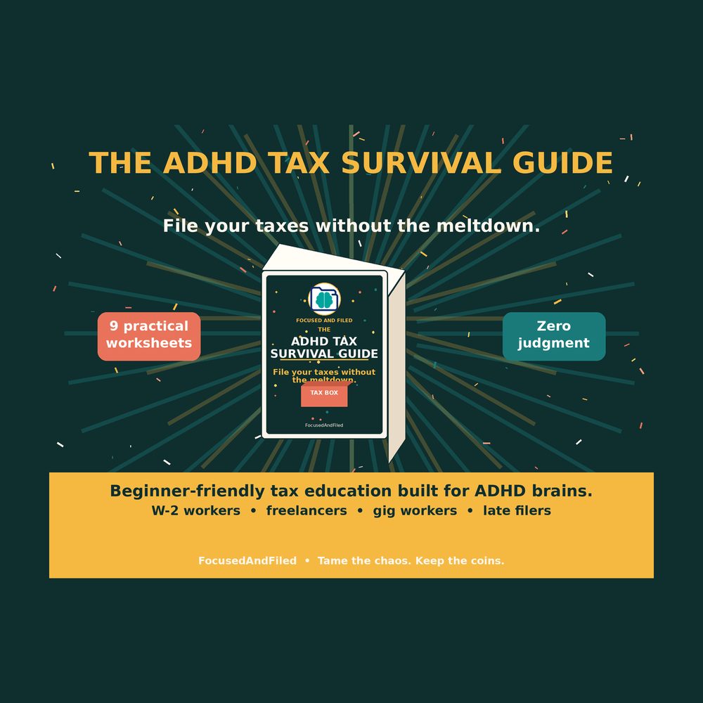 ADHD Tax Survival Guide cover